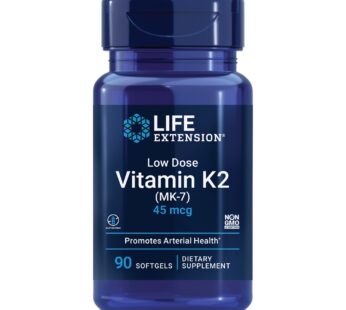 Life Extension Low Dose Vitamin K2 ? Supports Arterial Health ? Non-GMO, Gluten-Free ? 90 Softgels
