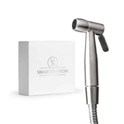 SmarterFresh Easy-Install Cloth Diaper Sprayer for Toilets ? Luxury Handheld Bidet Attachment ? Multi-Use Toilet Faucet with Simple Pressure Control (Curved Sprayhead) - Image 9