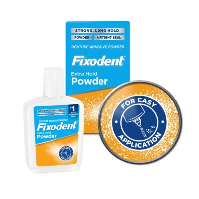 Fixodent Extra Hold Denture Adhesive Powder, 2.7 Ounce (Pack of 4) - Image 5