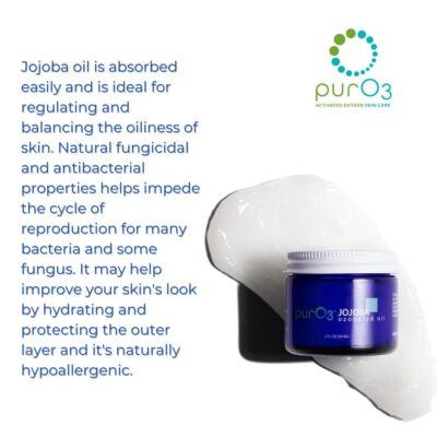 Pur O3 Fully Ozonated Jojoba Oil - Pure, Natural, Organic Ozonated Oil - Jojoba Oil Skin Care from Jojoba Ozonated, Oxygenated Jojoba Oil - Ozone Oil in a Glass Jar, 2 oz - Image 5