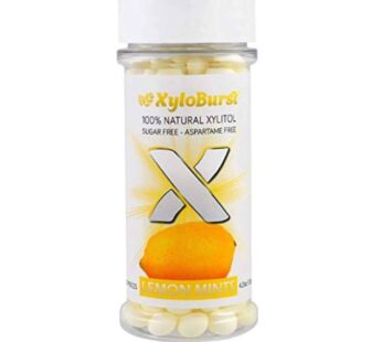 XyloBurst – Xylitol Mints | Sugar Free Breath Mints for Oral Health | Gluten Free, Vegan, Keto Friendly | Aspartame Free Mints | Lemon | 200 Count Jar