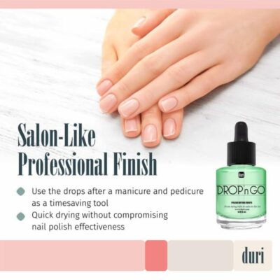 duri Drop'n Go Quick Dry Nail Drops - Fast Drying Drops for Long Lasting Nail Polish 0.45 fl. oz. (Pack of 1) - Image 5