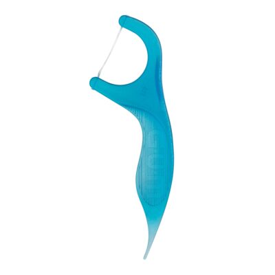 GUM Advanced Care Floss Picks - Dental Flossers for Adults with Vitamin E and Fluoride - Extra Strong Shred-Resistant Dental Floss, Easy Grip Handle, Fresh Mint Flavor, 90 ct - Image 2