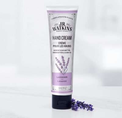 J.R. Watkins Natural Moisturizing Hand Cream, Hydrating Hand Moisturizer with Shea Butter, Cocoa Butter, and Avocado Oil, USA Made and Cruelty Free, 3.3oz, Lavender, Single - Image 5