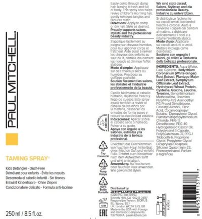 Paul Mitchell Taming Spray, Kids Detangler, Ouch-Free, For All Hair Types, 8.5 fl. oz. - Image 2