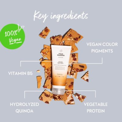 FOUR REASONS Toffee Toning Treatment - Color Depositing Conditioner for Color-Treated Hair - Semi Permanent Hair Toner, Vegan and Cruelty-Free (27 Shades), 6.76 fl oz - Image 7