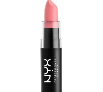 NYX Matte Lipstick MLS04 – Pale Pink (Light blue-toned Pink) Long Lasting Lipsticks Net Wt. 0.16 oz