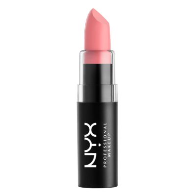 NYX Matte Lipstick MLS04 - Pale Pink (Light blue-toned Pink) Long Lasting Lipsticks Net Wt. 0.16 oz