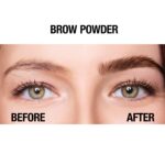 Palladio Brow Powder for Eyebrows, Soft and Natural Eyebrow Powder with Jojoba Oil & Shea Butter, Helps Enhance & Define Brows, Compact Size for Purse or Travel, Includes Applicator Brush, Dark Brown - Image 4