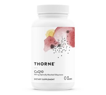 THORNE CoQ10 (formerly Q-Best 100) – 100mg Optimally Absorbed Ubiquinone – Gluten-Free Dietary Supplement Support for Heart Health & Brain Function – 60 Gelcaps