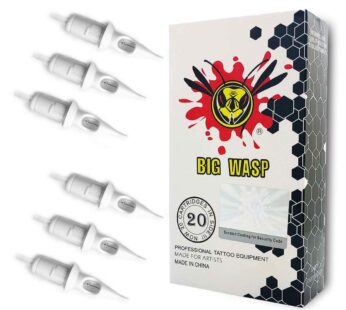 BIGWASP Professional Disposable 1005RL Tattoo Needle Cartridge #10 Bugpin 5 Round Liner (5RL) 20Pcs