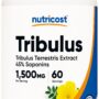 Nutricost Tribulus Terrestris Extract 1500mg, 120 Capsules - 60 Servings (750mg Per Cap), Non GMO & Gluten Free