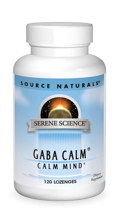 Source Naturals Serene Science, GABA Calm Quick Dissolving Peppermint Flavor - 120 Lozenges