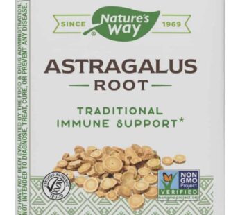 Nature’s Way Astragalus Root – Astragalus Root Herbal Supplement – Traditional Immune Support* – Non-GMO Project Verified – Gluten & Dairy-Free – 180 Vegan Capsules