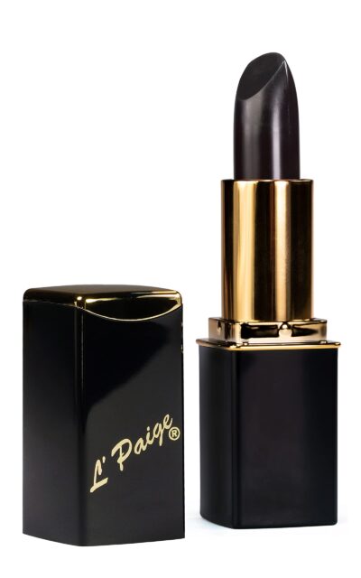 L'Paige LBK - BLACK CHANGEABLE Lipstick, Aloe Vera Based, Long-lasting, Moisturizing