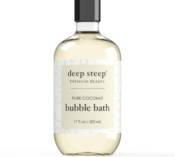 Deep Steep Bubble Bath, 17 oz (Pure Coconut)