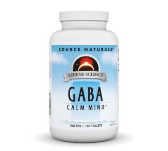 Source Naturals Serene Science GABA, for a Calm Mind* – 750mg, 90 Tablets