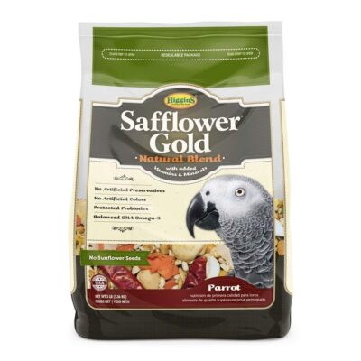 Higgins Safflower Gold Natural Food Mix for Parrots 3lbs - Image 2