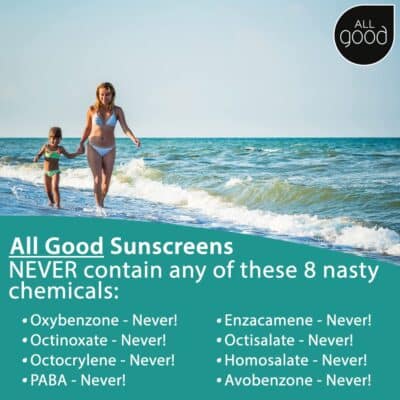All Good Sunscreen - Baby & Kids Sunscreen Stick - Broad Spectrum Sunscreen SPF 50 for Face, Nose, Ears, Coral Reef Friendly, Water Resistant, Zinc Oxide, Coconut Oil, Beeswax, Vitamin E (2.75 oz) - Image 4