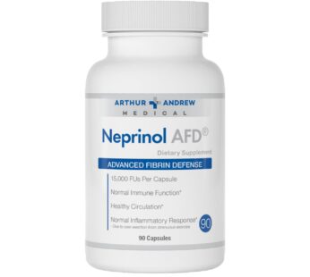 Arthur Andrew Medical, Neprinol AFD, Multi Enzyme Blend with Serrapeptase & Nattokinase, 90 Count (Pack of 1)