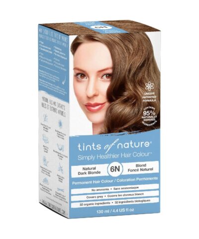 Tints of Nature 6N Natural Dark Blonde Permanent Hair Dye, Nourishes Hair and Covers Greys, Ammonia-Free, 130ml - Image 2