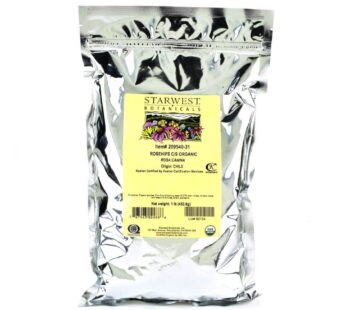 Starwest Botanicals teas Organic Rosehips Cut Seedless, 1-pound Bag