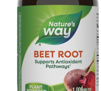 Nature’s Way Beet Root, Supports Antioxidant Pathways*, Helps Neutralize Free Radicals*, 1,000 mg per 2-Capsule Serving, Vegan, 320 Capsules (Packaging May Vary)