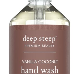 Deep Steep Argan Oil Hand Wash, Vanilla Coconut, 17.6 Fluid Ounce