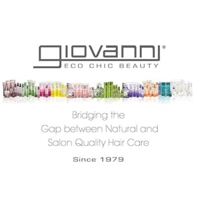 GIOVANNI ECO CHIC Frizz Be Gone - Super Smoothing Anti-Frizz Hair Serum, Adds Shine, Seals in Color, Infused with Natural Botanical Ingredients, Salon Quality, No Parabens - 2.75 oz (1 Pack) - Image 5