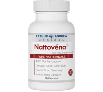 Arthur Andrew Medical – Nattovena, Pure Nattokinase, Circulatory and Heart Health, Vegan, Non-GMO, 30 Capsules