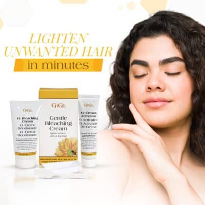 GiGi Gentle Hair Bleaching Cream to Lighten Face, Arm, and Leg Hair - Image 3