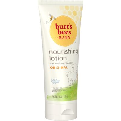 Burt's Bees Baby Nourishing Lotion, Original Scent Baby Lotion - 6 Ounce Tube - Pack of 3 - Image 7