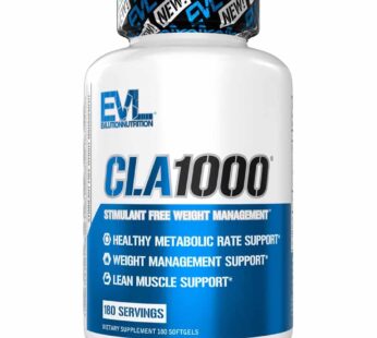 Conjugated Linoleic Acid CLA Pills – CLA 1000mg Diet Pills to Support Weight Loss Fat Burning Lean Muscle and Faster Metabolism – Stimulant-Free CLA 1000mg Safflower Based Fat Loss Support Pills – 180