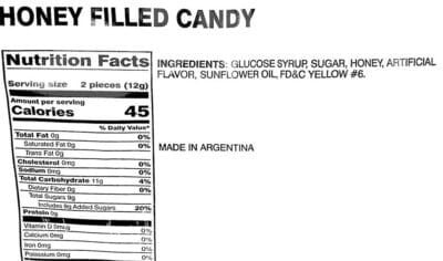 Arcor Honey Filled Hard Candy | Wrapped Bulk Candies | Soft Honey Center | 2 Pounds - Image 5