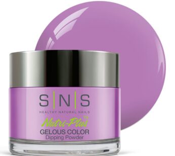 SNS Nail Dip Powder, Gelous Color Dipping Powder – Violet Lovers (Purple/Lavender, Cream) – Long-Lasting Dip Nail Color Lasts 14 Days – Low-Odor & No UV Lamp Required – 1oz