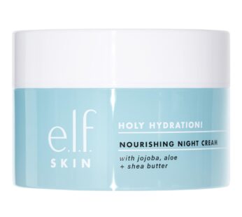 e.l.f. SKIN Holy Hydration! Nourishing Night Cream, Ultra-Hydrating Moisturizer, Infused with Shea Butter, Soothes Skin, 1.76 Oz (Packaging May Vary)