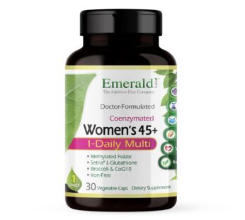 EMERALD LABS Women’s 45+ 1-Daily Multi – Complete Multivitamin for Comprehensive Support, Bone & Heart Health* – Designed for Women 45+ – Gluten-Free & Vegetarian – 30 Vegetable Capsules