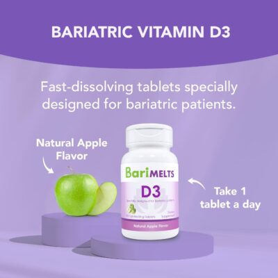 BariMelts Vitamin D3 5000 iu - 3 Month Supply (90 Fast-Dissolving Tablets) - Post-Op Bariatric Vitamins? - Image 3