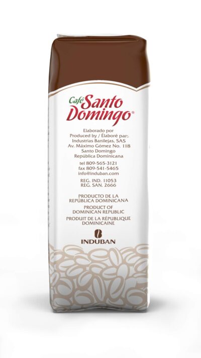 Caf? Santo Domingo, 16 oz Bag, Whole Bean Coffee, Medium Roast - Product from the Dominican Republic (Pack of 4) - Image 3