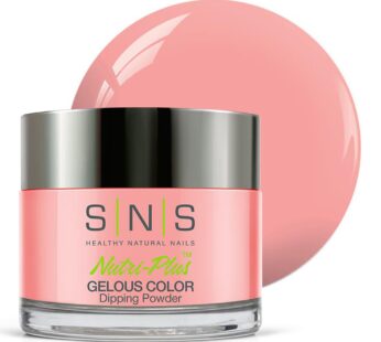 SNS Nail Dip Powder, Gelous Color Dipping Powder – Fashion Walk (Pink/Pastel, Cream) – Long-Lasting Dip Nail Color Lasts 14 Days – Low-Odor & No UV Lamp Required – 1oz