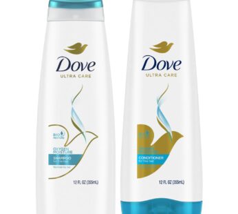 Dove Shampoo and Conditioner Set – Oxygen Moisture Hydrating Shampoo and Conditioner Sulfate-Free, Volumizing Hair Products for Fine Hair, 12 Oz (2 Piece Set)