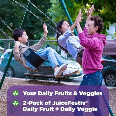 Natrol JuiceFestiv Daily Fruit & Veggie with SelenoExcell and Whole-Food [Phyto] Nutrients, Dietary Supplement Supports Better Nutrition (& Overall Well-Being), 60 Capsules (Pack of 2), 30 Day Supply - Image 4