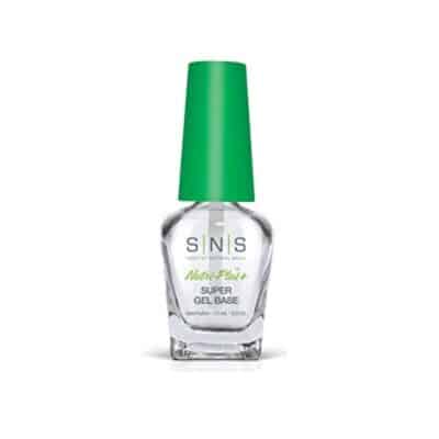 SNS Base Coat Nail Polish for Nail Dip Powder, Gel Base - Long-Lasting & Fast-Drying Nail Strengtheners Gel Base - Low-Odor & No UV Lamp Required - 0.5 Oz