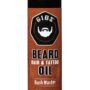 GIBS GROOMING Bush Master Beard, Hair & Tattoo Oil- All-Natural with Nutmeg, Leather, Vanilla & Musk Scent- Softens & Strengthens Beard Growth, Moisturizes Skin, 1 Fl Oz (Pack of 1)