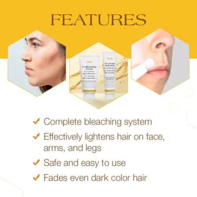 GiGi Gentle Hair Bleaching Cream to Lighten Face, Arm, and Leg Hair - Image 4