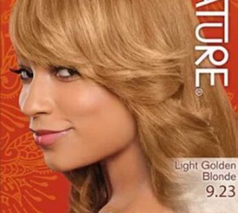 Creme of Nature Exotic Shine Hair Color With Argan Oil from Morocco, 9.23 Light Golden Brown, 1 Application
