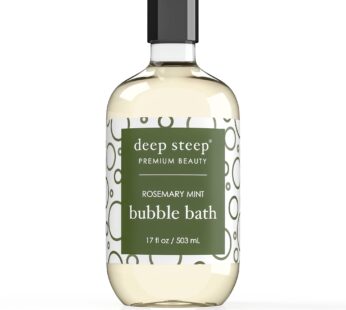 Deep Steep Bubble Bath, 17oz (Rosemary Mint)