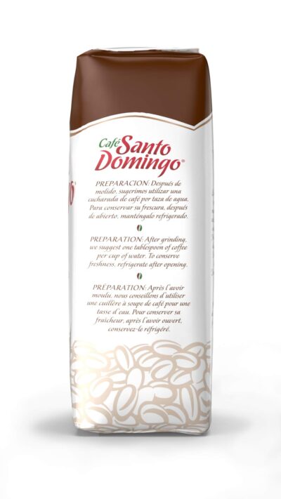 Caf? Santo Domingo, 16 oz Bag, Whole Bean Coffee, Medium Roast - Product from the Dominican Republic (Pack of 4) - Image 4