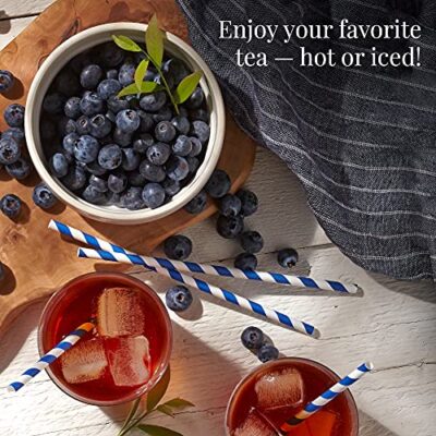 The Republic of Tea Wild Blueberry Tea, 2.8 oz Tin | 50 Tea Bags, Gourmet Black Tea | Caffeinated - Image 4