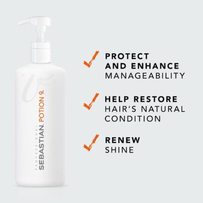 Sebastian Potion 9, Leave-in Conditioner and Hairstyling Treatment, 16.9 oz - Image 2